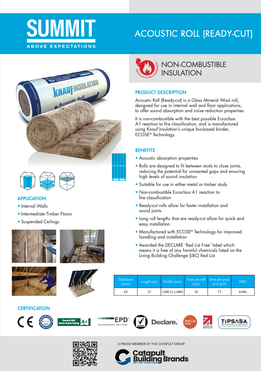 Knauf Acoustic Insulation